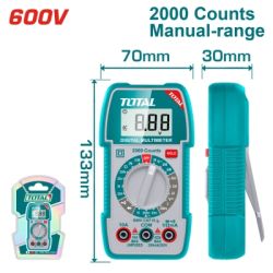 Дигитален мултицет TOTAL Industrial TMT5360011, 600 V