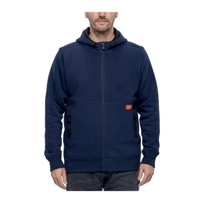 Работен суитчър с цип Milwaukee GRIDIRON Full-Zip, син, размер L, 4932499401