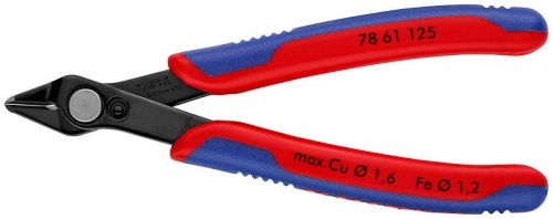 Knipex Клещи резачки за електроника странични, с изолация 125 мм, 0.2-1.6 мм /Super Knips/