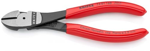 Knipex Клещи резачки странични усилени, с изолация 160 мм, 3.4 мм /74 01 160/