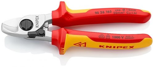 Knipex Ножица за Al кабели 165 мм, до ф 15 мм, 1000V VDE /Cable Shears/