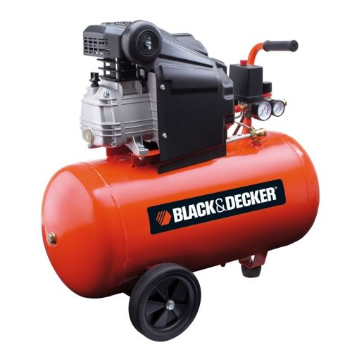 Компресор Black&Decker, BD205/24 с електродвигател, 8 bar, 2 к.с., 24 л, 210 л/мин
