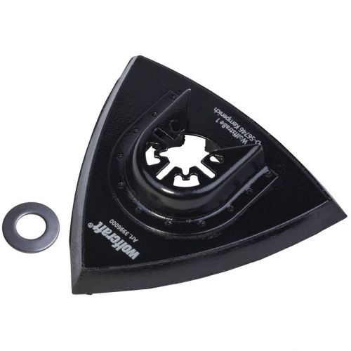 Wolfcraft 3996000 Плот подложка за многофункционален осцилатор триъгълен 93x93x93 мм /PRO/