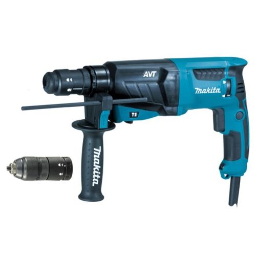 Перфоратор електрически Makita, HR2631FT, SDS-plus, 800 W, 2.4 J