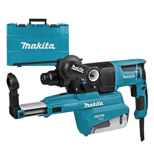 Перфоратор електрически Makita, HR2651, SDS-plus, 800 W, 2.4 J