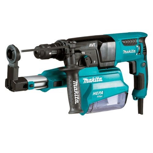 Перфоратор електрически Makita, HR2651T, SDS-plus, 800 W, 2.4 J