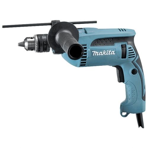 Бормашина електрическа Makita, HP1640, ударна, с плавно регулиране, 680 W, 1.5-13 мм
