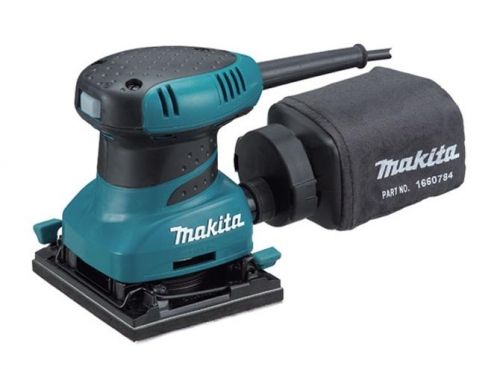 Виброшлайф електрически Makita, BO4555, с правоъгълна плоча, 200 W, 112x102 мм, 28 000 хода/мин