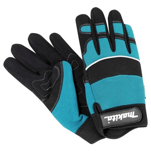 Ръкавици Makita за работа с електроинструменти размер 10, черно и синьо PGH-150021-L