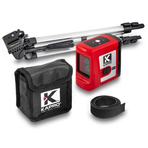 Нивелир Kapro 862 Prolaser лазерен линеен с 2 лъча 20 м, 0.3 мм/м