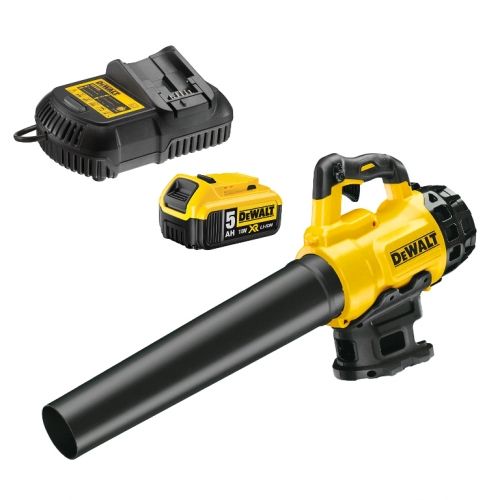 Въздуходувка DeWALT DCM562P1 акумулаторна 18 V, 5 Ah, 144 м3/ч