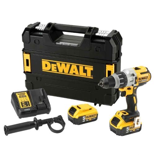 Бормашина винтоверт DeWALT DCD996P2 акумулаторна ударна безчеткова 18 V, 5 Ah, 95 Nm, 1.5-13 мм