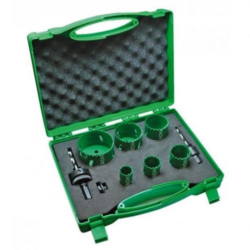 Боркорона за метал биметална комплект 22-82 мм, 8 бр.  