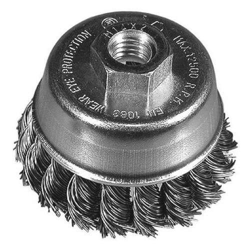 Hikoki Четка за ъглошлайф чашковидна, от стоманена усукана тел, ф 65х20 мм  751306