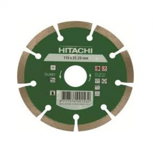 Hikoki Диск диамантен за сухо и мокро рязане, универсален 115x22.23 мм, 7 мм /Universal/  752801