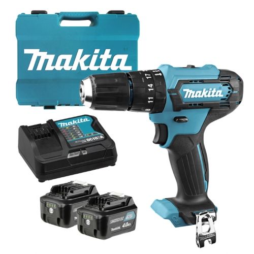 Бормашина винтоверт Makita HP333DSME акумулаторна ударна 12 V, 4 Ah, 30 Nm, 0.8-10 мм