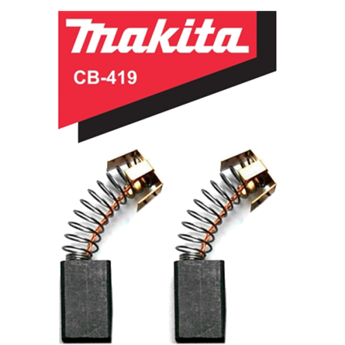 Четка Makita CB-419 /191962-4/  графитна к-кт , MT924, BO4901, BO4555, FS6300R, FS4000, HP2070, HP2071, HP2050, 