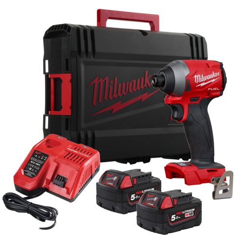Гайковерт Milwaukee  M18 FID2-502X акумулаторен ударен 18 V, 5 Ah, 226 Nm, 1/4"