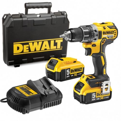 Акумулаторен винтоверт DeWALT DCD791P2 безчетков 18 V, 5 Ah, 70 Nm, 1.5-13 мм, 