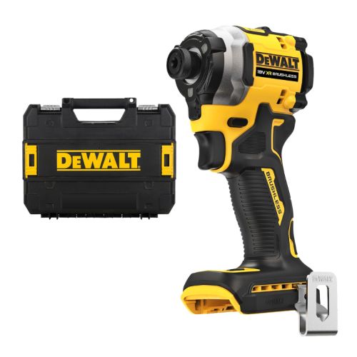 Гайковерт DeWALT DCF850NT акумулаторен ударен безчетков, с куфар, без батерия и зарядно, 18 V, 206.2 Nm, 1/4"