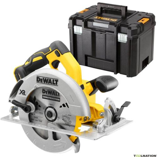 Циркуляр DeWALT DCS570NT, акумулаторен, с куфар без батерия и зарядно, 18 V, ф 184 мм