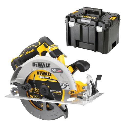 Циркуляр DeWALT DCS573NT акумулаторен без батерия и зарядно, 18 V, ф 190 мм