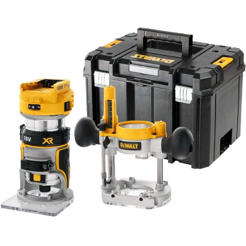 Оберфреза DeWALT DCW604NT ръчна комбинирана 18 V, 16 000-25 500 об./мин, ф 8 мм