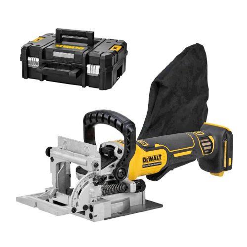 Фреза DeWALT DCW682NT за сглобки тип бисквитка без батерия и зарядно, 18 V, 8000 об./мин, 102 мм