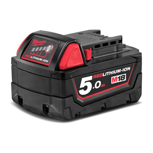 Батерия Milwaukee M18 B5 акумулаторна Li-Ion за електроинструменти 18 V, 5 Ah
