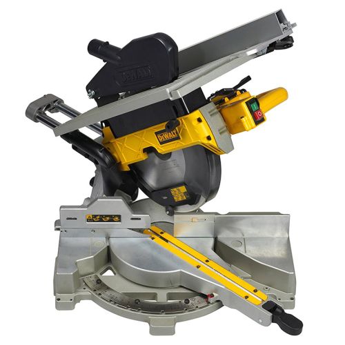 Циркуляр DeWALT D27112 настолен с герунг и напречно подаване ф 305 мм, 1600 W, 3650 об./мин