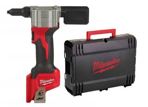 Акумулаторна нитачка Milwaukee M12 BPRT-0X без батерия и зарядно 12 V, 9 kN, 2.4-4.8 мм и 4 накрайника