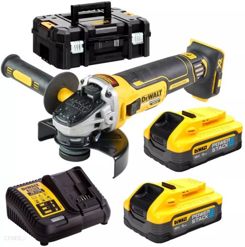 Ъглошлайф акумулаторен DeWALT DCG405H2T, ф 125 мм, 18 V, 5 Ah, 9000 об./мин