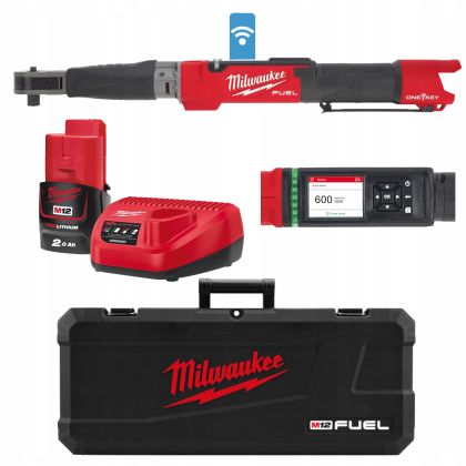 Акумулаторен динамометричен ключ Milwaukee M12 ONEFTR12-201C, 12 V, 16.9 – 203.4 Nm, 1/2″