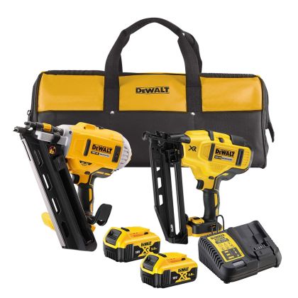 Комплект акумулаторни такери за дърво DeWALT DCK2046P2, 18V, DCN660, 32-63мм, DCN692, 50-90мм