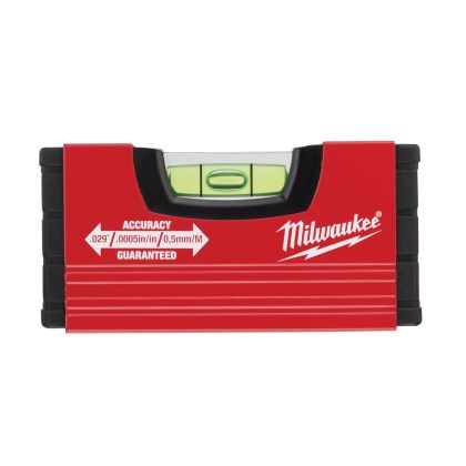 Нивелир мини Milwaukee Minibox алуминиев 100 мм, 0.5 мм/м