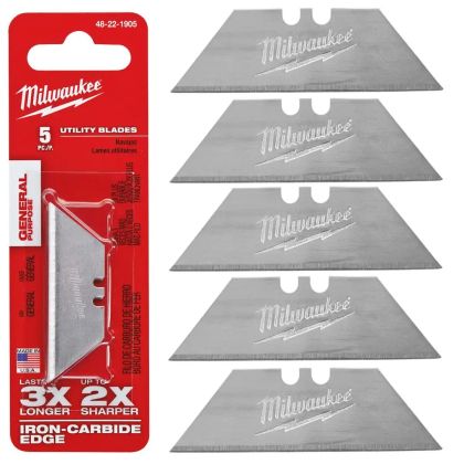 Остриета за макетен нож Milwaukee 48221905, 5 бр.