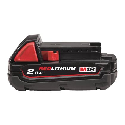 Акумулаторна батерия Milwaukee M18 B2 Li-Ion за електроинструменти 18 V, 2 Ah