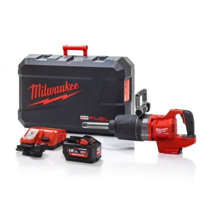 Гайковерт Milwaukee M18 ONEFHIWF1D-121C акумулаторен ударен безчетков , 18 V, 12 Ah, 2711 Nm, 1"