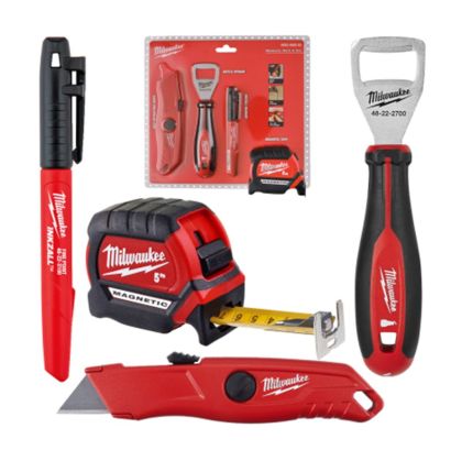 Комплект Milwaukee 4932480553 ролетка 5 м.,макетен нож, отварачка и маркер