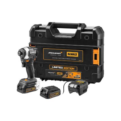 Гайковерт акумулаторен DeWALT DCF85ME2GT с 2 батерии и зарядно, 18 V, 1.7 Ah, 205 Nm, квадрат, 1/4"