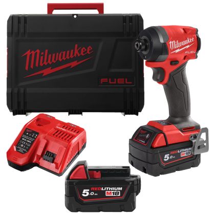 Гайковерт Milwaukee  M18 FID3-502X акумулаторен ударен 18 V, 5 Ah, 226 Nm, 1/4"