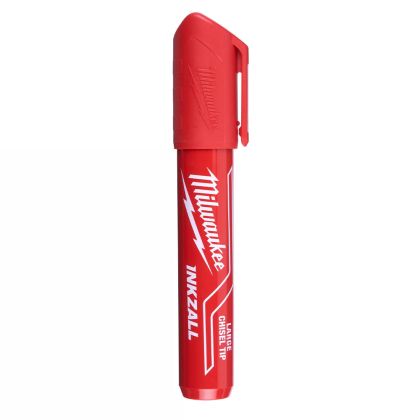 Маркер Milwaukee Inkzall L CHISEL 4932471556, червен