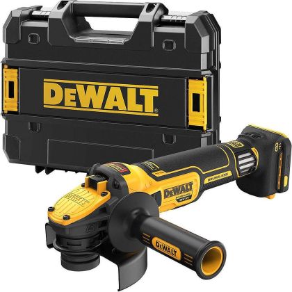 Ъглошлайф DeWALT DCG409VSNT акумулаторен без батерия и зарядно, 18 V, 125 мм, 3000-9000 об./мин 