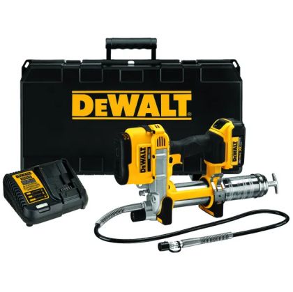 Такаламит DeWALT DCGG571M1 акумулаторен с 1 батерия и зарядно, 18 V, 4 Ah, 400 см3, 690 bar