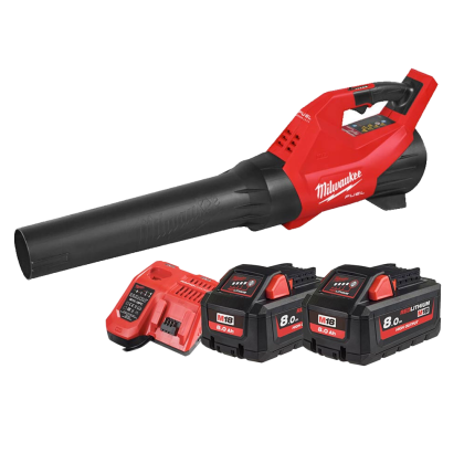 Въздуходувка Milwaukee M18 FBLG3-802 акумулаторна с 2 батерии и зарядно, 18 V, 8.0 Ah, 852 м3/ч