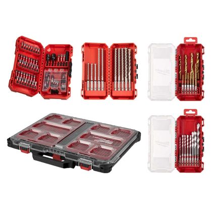Комплект свредла и ударни битове Milwaukee 4932499760 в PACKOUT органайзер , 98 части