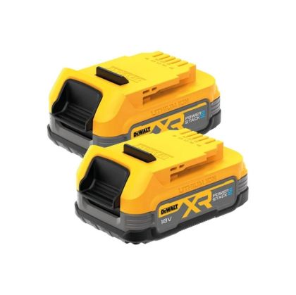 Комплект акумулаторни батерии DeWALT DCBP034E2, 18 V, 2 х 1.7 Ah, PowerStack