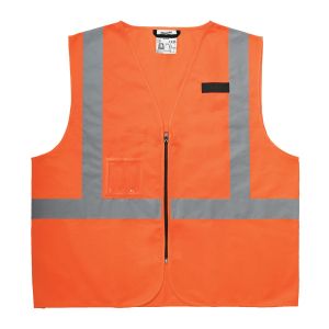Светлоотразителна жилетка Milwaukee Contractor Hi-Vis, оранжева, размер 2XL/3XL, клас 2, 4932498000