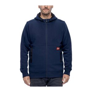 Работен суитчър с цип Milwaukee GRIDIRON Full-Zip, син, размер XL, 4932499402