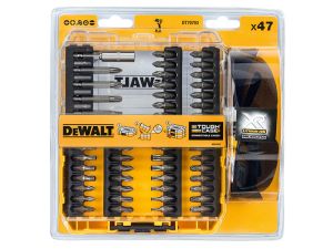 Накрайник бит DeWALT комплект PH/PZ/TX с очила 47 бр., DT70703